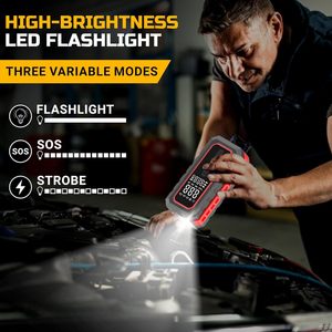 6-in-1 Jump Starter With Blowing Air <strong>Battery</strong> <strong>Booster</strong> With Tyre Inflator Tire Pressure Monitor Power Bank Emergency Light ,CE ODM - Product Image 3