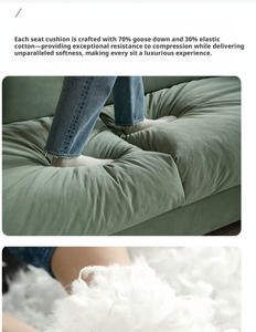 Canapé d'angle moderne 2 places, modulaire, <span class=keywords><strong>en</strong></span> tissu gris <span class=keywords><strong>de</strong></span> haute qualité, pour salon, ensemble <span class=keywords><strong>de</strong></span> canapés sectionnels - Product Image 6