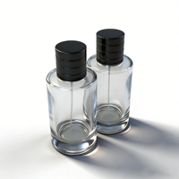 Flacon de parfum en verre vide personnalisé de 30 ml, 50 ml, 100 ml, flacon de parfum de luxe, flacon d'huile de parfum, emballage de flacon de parfum