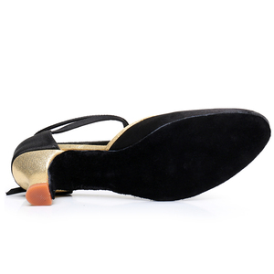 Bán Buôn Hiện Đại Khiêu Vũ Latin Giày Phụ Nữ Phòng Khiêu Vũ Salsa Tango Thoải Mái 5/7Cm Gót Chân Da Bò Trên Satin Lót Phụ Nữ Thời Trang - Product Image 3