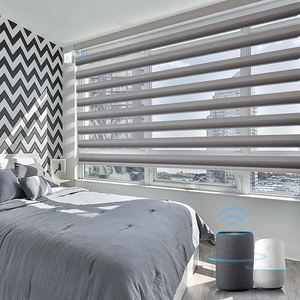 ستائر نوافذ ذكية tuya zigbee alexa بالتحكم الصوتي عن بعد ستائر مزدوجة الطبقة معتمة ستائر حمار وحشي للنوافذ - Product Image 4