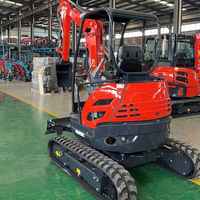 Excavator Mini Crawler YCMG 1.0-3.5 Ton untuk Pertanian Multifungsi Kapasitas Bucket 0.06m³ Tinggi