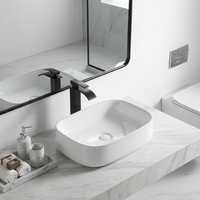 Sanitaire Céramique Blanche Lavabo Salle De Bain Vasque Salle De Bain Luxe Table Top Art Lavabo