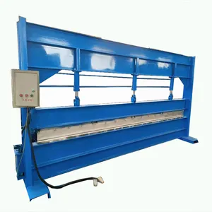 Semi Automatic 4000mm Ppgi Gi Alu Zinc Hydraulic Steel Sheet Bending Machine