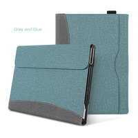 Support réglable, porte-stylo élastique, poche pour cartes et documents, étui de protection pour Microsoft Surface Go 1 Go 2 Go 3 Go 4