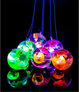 DAMAI Glow Party Supplies Clear Rubber Bouncy <b>Ball</b> Various Color Elastic <b>Crystal</b> <b>Ball</b> the Best Toys for Kids Party Decoration - Product Image 4