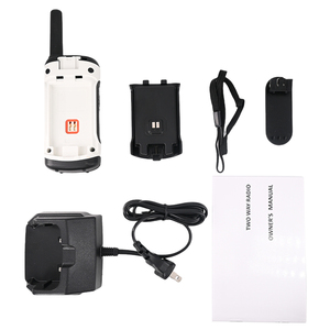 Ensemble de talkies-walkies ETMY ET-T7, double PTT, UHF, type C, radio portable USB, portée de 3 km, pour le sport, le ski, les voyages, kit bidirectionnel - Product Image 6