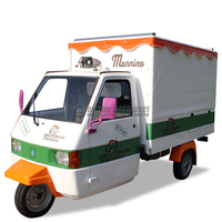 Belyoo Ape Piaggio Tricycle électrique mobile pour bar à jus de fruits Station Cocktail Bière Taco Chariot à vendre Fourgon alimentaire Tuk Tuk Camion