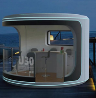 Maison préfabriquée personnalisée en conteneur extensible de 20 pieds ou 40 pieds avec cuisine, villa, logement préfabriqué, maisonnette portable, maison mobile