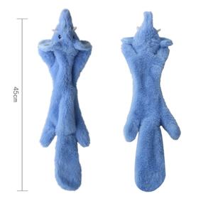 Produttore all'ingrosso di lusso carino giocattoli di peluche non farciti increspati coccodrillo cigolante cigolante cane giocattoli per cani ispirato ai cartoni animati - Product Image 5