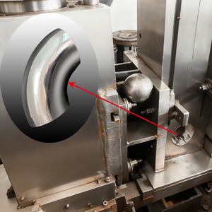 Le mandrin universel d'acier inoxydable de 90 degrés plie des tuyaux d'échappement 38-76mm tube incurvé long <span class=keywords><strong>coude</strong></span> court de rayon pour l'échappement de voitures - Product Image 4