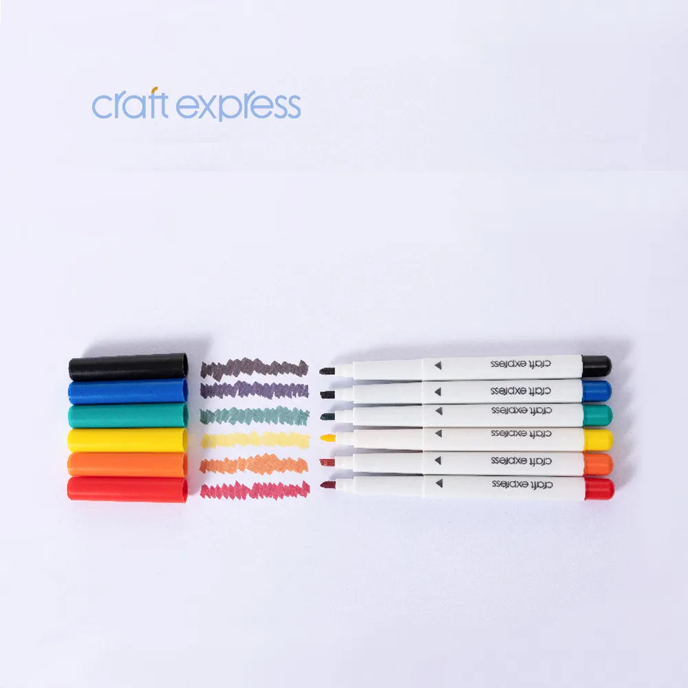 Zanaat Express toptan özel zanaat Express İşaretleyiciler 6 renkler sevinç boş süblimasyon mürekkep kalemler süblimasyon