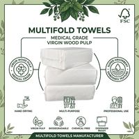 Serviettes en papier multi-plis en pâte de bois vierge, impression de logo personnalisé, pliage en Z, serviettes en papier interpliées, usage commercial, ODM, OEM, marque privée