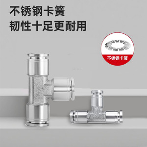 304 Stainless Steel <b>Quick</b> Coupler Pneumatic <b>Connector</b> High Pressure Corrosion Resistant For Air Hoses - Product Image 4