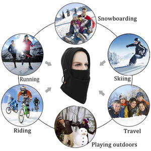 Pasamontañas de esquí para ciclismo táctico, de un agujero máscara facial, pasamontañas de lana Polar, máscara de esquí de invierno personalizada, pasamontañas, máscara deportiva - Product Image 4