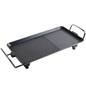 Griglia Elettrica Multifunzionale Antiaderente, Mini Piastra Quadrata per <span class=keywords><strong>Barbecue</strong></span> da Interno con Controllo della Temperatura - Product Image 6