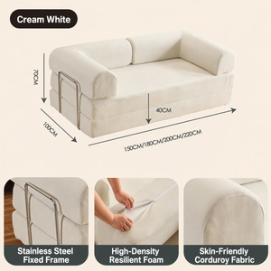Canapé-<span class=keywords><strong>lit</strong></span> rotatif, extensible, amovible, lavable, rembourré en coton, pour salon et usage hôtelier - Product Image 5