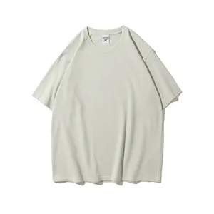 100% Algodão Plain Oversized Tshirt Peso Pesado Personalizado Espuma 3d Logotipo Homens Puff Impressão Tee T Shirt
