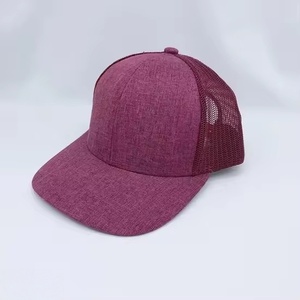 Wholesale Blank Foam Trucker Hats Custom Logo 5 Panel Mesh Snapback Cap for Men Women Outdoor Caps <b>Bulk</b> - Product Image 2