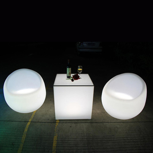 Đầy Màu Sắc Chiếu Sáng Led Cube Ghế Nội Thất Ngoài Trời Bar Phân Light Cube Seat - Product Image 5