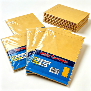 Enveloppes Manila <span class=keywords><strong>A4</strong></span> de style portefeuille, robustes, sans fenêtre, pour l'envoi de documents papier <span class=keywords><strong>A4</strong></span>, vente en gros d'usine - Product Image 1