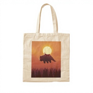 Sac fourre-tout en toile écologique réutilisable avec imprimé floral, poignée souple, durable et grande capacité, option de logo personnalisé OEM ODM - Product Image 4
