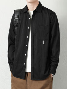 قميص رجالي جديد لخريف 2026 للتجارة الخارجية عبر الحدود، بأكمام طويلة وصف أزرار واحد، تصميم عصري فضفاض للعمل - Product Image 4