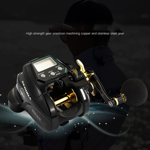 FJORD <span class=keywords><strong>Moulinet</strong></span> de pêche électrique Baitcasting en aluminium de haute qualité 3000/5000 pour la pêche à la traîne en haute mer - Product Image 5