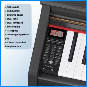 BLANTH 88 teclas ponderadas <span class=keywords><strong>piano</strong></span> digital profesional <span class=keywords><strong>piano</strong></span> teclado electrónico <span class=keywords><strong>piano</strong></span> <span class=keywords><strong>vertical</strong></span> - Product Image 3