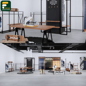 Expositor de Ropa con Espejo, Soporte para Prendas, Diseño de Accesorios para Tiendas de Ropa - Product Image 6