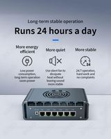 Mini PC Intel N100 I3 N305 4 threads DDR5, hôte avec 6 ports LAN, routage logiciel, IPC Aikuai ROS WayOS, Linux embarqué de 12e génération, Centos Ubuntu