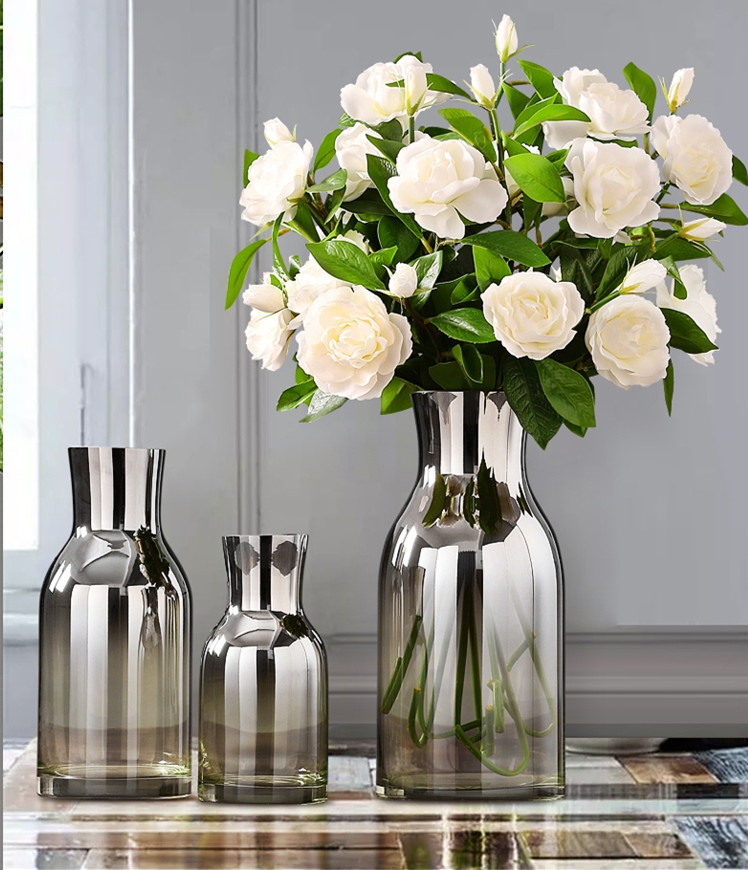 Factory Produced Wholesale Glass Flower Vases for Home Decor