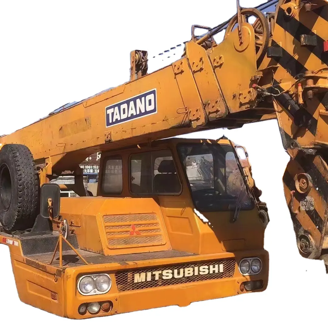 Grúa de camión usada, grúa móvil, TADANO marca japonesa, para maquinaria de construcción, hecha en Japón, de la marca TADANO, de la marca japonesa, de la marca japonesa, en el caso de los camiones