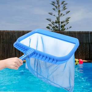 Accessoires de piscine populaires : Épuisette à feuilles en plastique robuste avec filet anti-sable à mailles longues et résistantes - Product Image 2