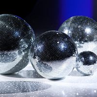 Boule disco géante de Noël en verre, ronde, en mousse, à paillettes, faite à la main, de haute qualité, 20-50 cm, couleurs personnalisables
