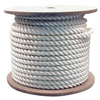 Corde en nylon 100% à 3 brins de 20mm, 16mm, 28mm pour bateaux, remorques, pontons et usage domestique