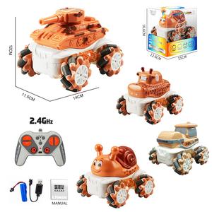 SINO 2,4 Ghz 9CH Control remoto Stunt Car 1/36 Escala Cartoon Stunt Car Climbing 360 Grados Rotación RC Drift Car con luces - Product Image 6