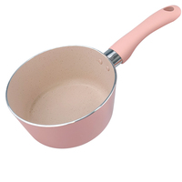 Ensemble de mini casseroles antiadhésives en aluminium avec poignée, compatibles avec les cuisinières à gaz, casseroles et marmites antiadhésives, casserole à lait