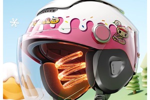 BIBEE Tokidoki çocuklar e-scooter kask açık yüz Anti-UV güvenlik ayarlanabilir CE sertifikalı Unisex - Product Image 4