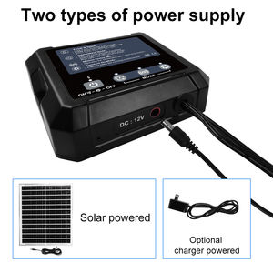 Ventilateur de refroidissement solaire et à piles de 2500 mAh <span class=keywords><strong>pour</strong></span> ferme - Solution de ventilation <span class=keywords><strong>pour</strong></span> les abris <span class=keywords><strong>pour</strong></span> animaux de compagnie, chiens et les bâtiments d'élevage - Product Image 5