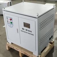 60/100kva SG trifásico 380V/220V/110V/480V/440V transformador con estructura de bobina toroidal 50/60Hz carcasa de cobre y puerta