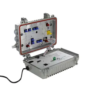 Amplificateur de coffre à câble Coaxial CATV, 2 voies, 42/54mhz, avec voies de retour