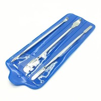 Ensemble de 6 barres à levier en métal, outil de réparation de téléphone portable à accès direct, pour le démontage, le retrait de la coque de tablette, l'ouverture de l'écran, matériel