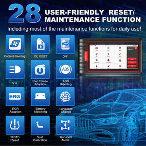 KINGBOLEN S6 ระบบ OBD2 แบบเต็มรูปแบบ 28 ฟังก์ชันรีเซ็ต การทดสอบแบบสองทิศทาง อัปเดตฟรี - Product Image 3