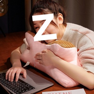 U Shape Nap Pillow Anime Cartoon Polyester Ergonomic <b>Sleeping</b> Pillow For Girls Students Office Rest - Product Image 4