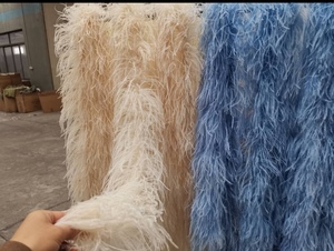 1ply Colorido Lindo Ins 13-15-18 cm Barato Avestruz Penas Guarnição para Pano Decoração Festa de Casamento Evento - Product Image 3