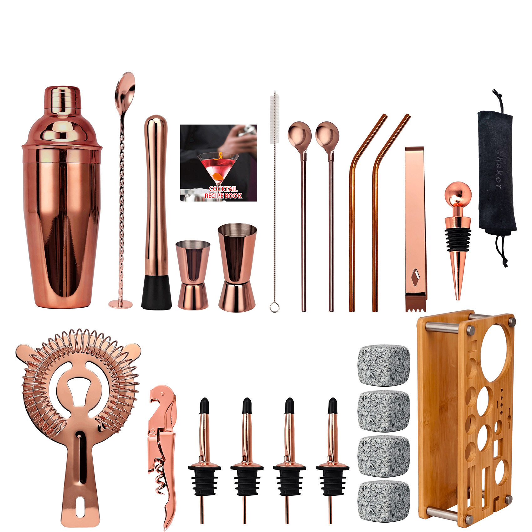 750ml-Rose gold