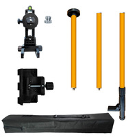 Outils de décoration murale de plafond de qualité industrielle, support infrarouge, laser vert 1064 nm, tige télescopique de 3 m, auto-nivelant, 1,5 m, 1 an