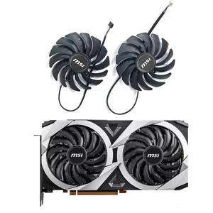 สำหรับ <span class=keywords><strong>MSI</strong></span> Ventus <span class=keywords><strong>GeForce</strong></span> <span class=keywords><strong>RTX</strong></span> 3060 <span class=keywords><strong>3060TI</strong></span> 3070การ์ดแสดงผล2X ระบายความร้อน Fa ใหม่95มม. PLD10010B12HH <span class=keywords><strong>RTX</strong></span> 3060 Ventus 2 - Product Image 1