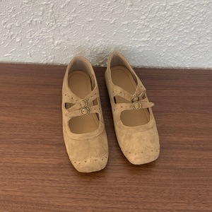 Nuevos zapatos planos de moda para mujer Mary <span class=keywords><strong>Jane</strong></span>, zapatos con hebilla para mujer, zapatos de cuero de tacón bajo para mujer - Product Image 4